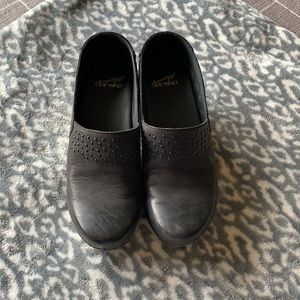 Dansko Studded Leather Clogs